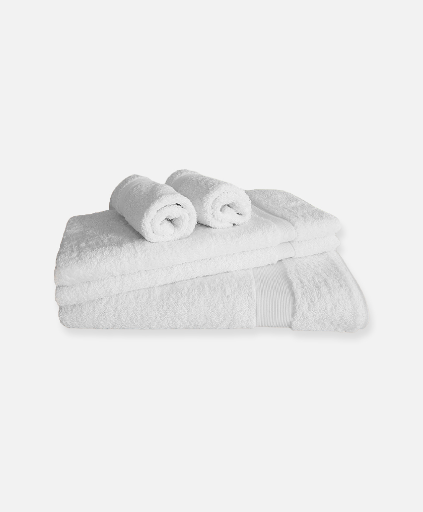 Toallas blancas 100% algodón, Calidad Premium
