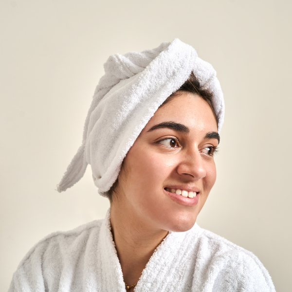 Turbante de Felpa Blanco